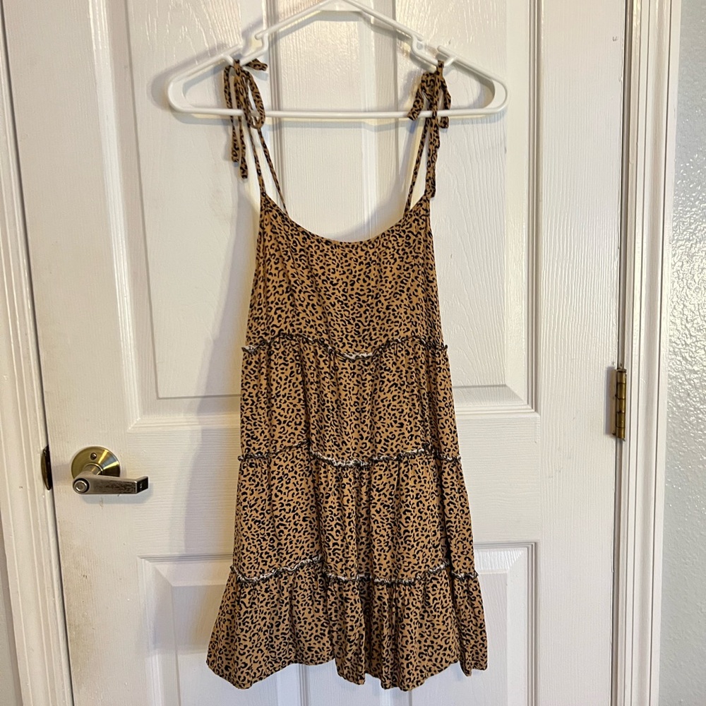 leopard print dress